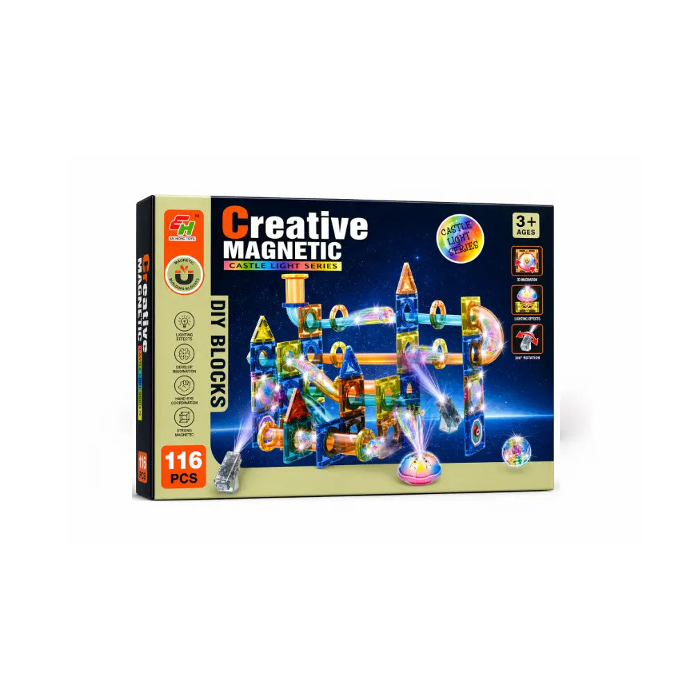 Magnetic Light Castle 116 Pieces