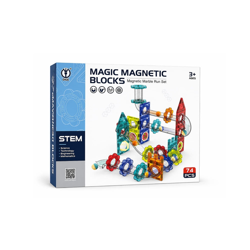 Magic Magnetic Blocks 74 Pieces
